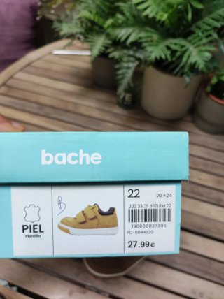 Zapatos piel talla 22 BACHE