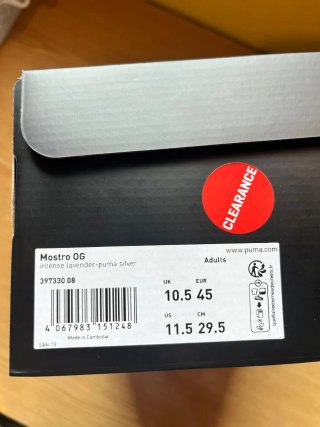 Zapatillas Puma Mostro Azul y Negro