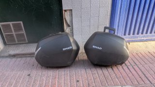 Maletas Moto SHAD Maxi Scooter Negras