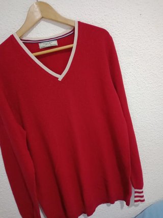 Maglietta Zara Uomo Taglia XL Rosso
