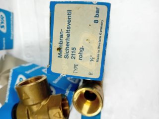 Válvula seguridad SYR  de 8 bar 1/2 roscada