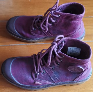Botas Palladium PALLABROUSSE WAX Burnt Ochre T.38