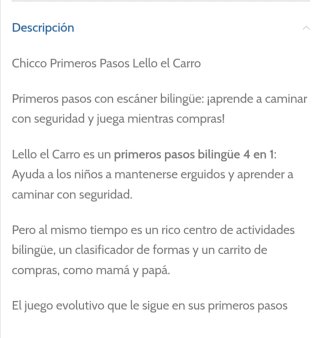 Andador de bebé con cesta y bloques