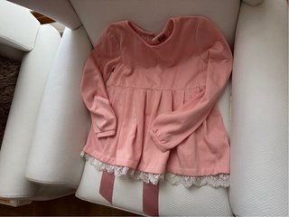 Lote 2 sudaderas niña cuello volante