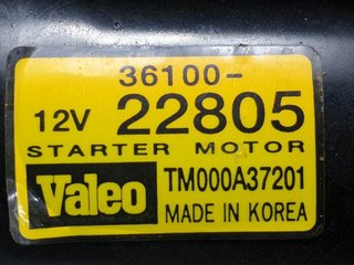 MOTOR ARRANQUE HYUNDAI HYUNDAI ACCENT (MC) 2006-2011