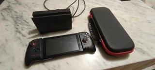 Nintendo Switch con funda, dock y mandos Hori