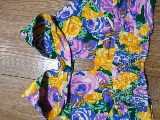 Top floral halter
