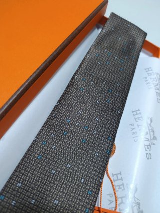 Cravatta Hermès Marrone