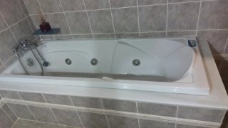 Bañera Hidromasaje Acrílico Blanca