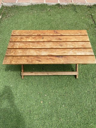 Mesa de madera plegable