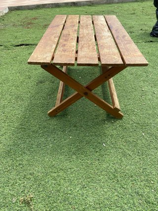 Mesa de madera plegable