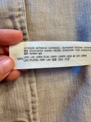 Americana de Zara de lino