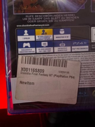 Dissidia NT PS4 - Square Enix sigillato