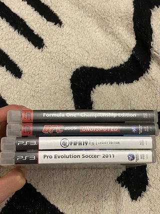 Pack 4 Juegos PS3: F1, UFC, FIFA, PES 2011