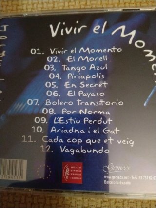 CD JORDI TORRENTS - Vivir el Momento