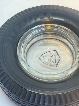 Posacenere Vintage Firestone Deluxe Champion
