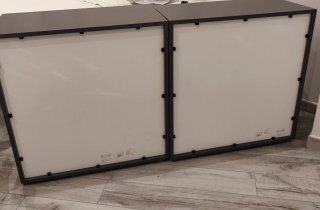 3 Módulos EKET Ikea gris antracita