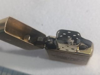 Accendino Zippo Dorato 1932-1990