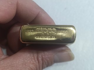 Accendino Zippo Dorato 1932-1990