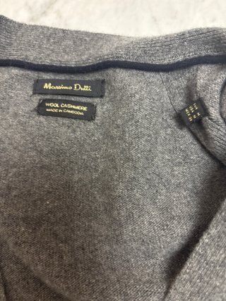 Chaleco Massimo Dutti Lana Cashmere Talla M