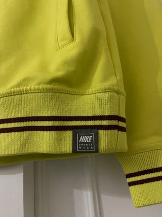 Sudadera Nike Amarilla Talla S Vintage
