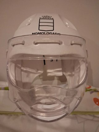 Guantillas l rojas Casco M Karate