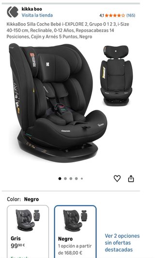 Silla coche Kikka Boo i-Explore2