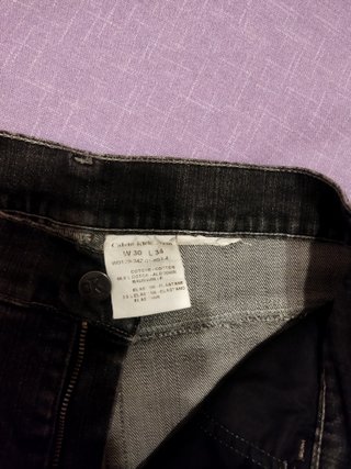 Pantalón vaquero negro Calvin Klein mujer