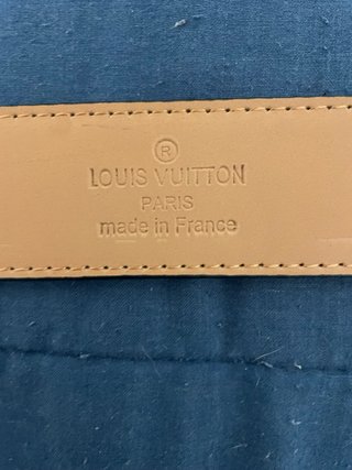 Cinturón Louis Vuitton Negro Gris
