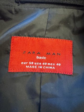 Traje negro Zara
