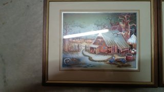 Set 4 Quadri Vintage Le Quattro Stagioni