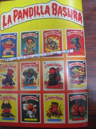 ALBUM DE CROMOS IMPRESOS LA PANDILLA BASURA 1988
