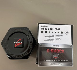 Casio G-Shock GA-100 Negro-Azul Full Set