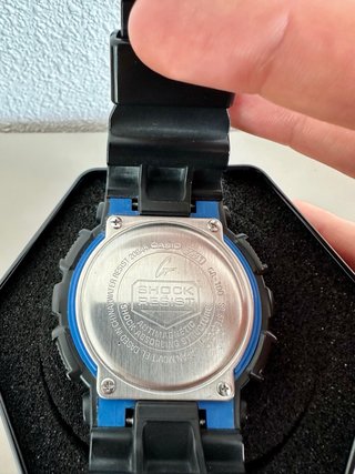 Casio G-Shock GA-100 Negro-Azul Full Set