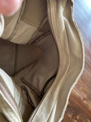 Borsa tracolla tela Diesel beige