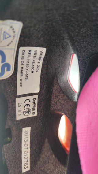 Casco Gess Dokky per bambini rosa