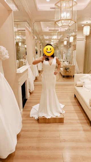 Vestido blanco de Novia de Pronovias