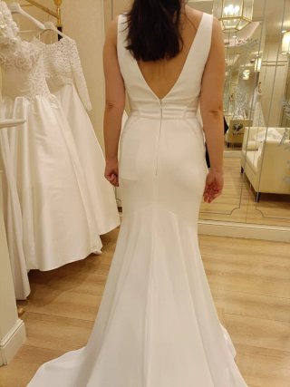 Vestido blanco de Novia de Pronovias