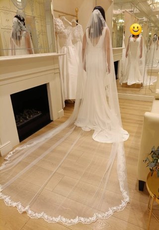 Vestido blanco de Novia de Pronovias