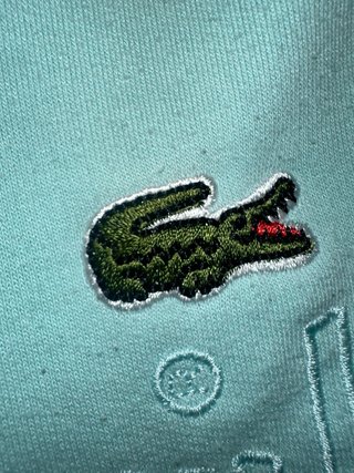 Pantalón Lacoste Azul Claro Talla S sin cordones