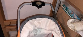 Silla de paseo bebé naranja