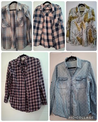 Lote 10 Camisas Mujer Talla L