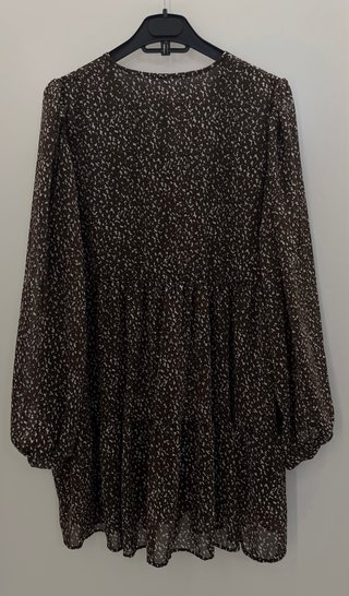 Abito Boho Marrone e Bianco Taglia Unica