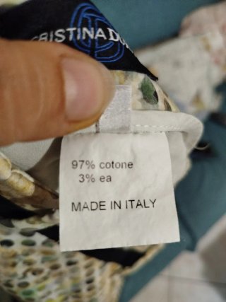 Pantaloni donna a fantasia Cristina Durio