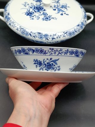 Set Sopera y Salsera Porcelana Alemana