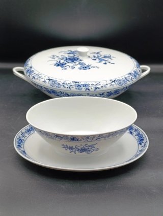 Set Sopera y Salsera Porcelana Alemana