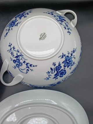 Set Sopera y Salsera Porcelana Alemana