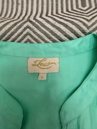 Blusa verde agua LOIS talla L