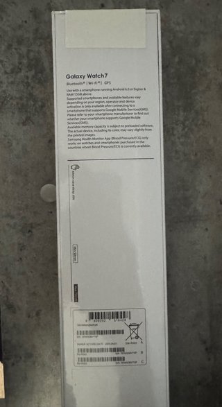 Samsung Galaxy Watch 7 Blu Navy/Rosso
