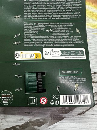 Kit irrigazione Parkside Click System